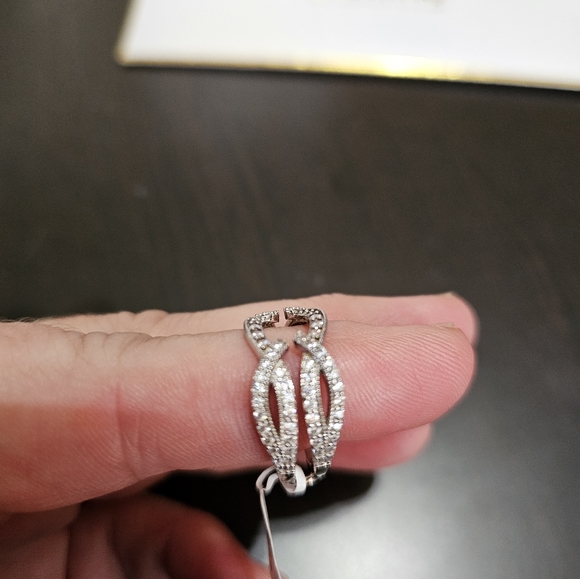 NWT Maxine halo ring enhancer insert size 8 925 sterling - Picture 7 of 12